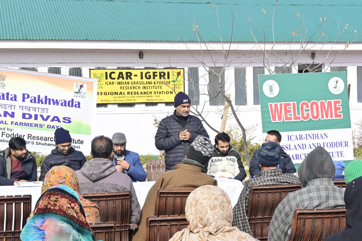 ICAR-IGFRI Srinagar Station tweet media