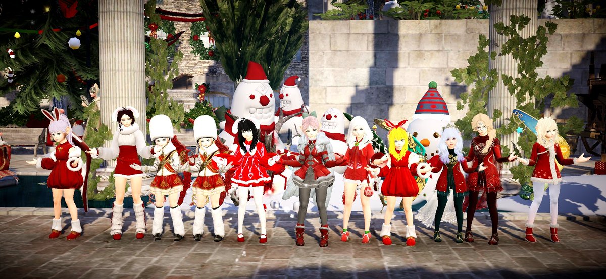 qmroXLuM1ao1AKi's tweet photo. 来ました クリスマス街装飾！
可愛い サンタビレ！
もちろん 撮ります麒麟シャイズ！
(*´Д`*)かわゆい✨
#麒麟
#黒い砂漠
#黒い砂漠モバイル https://t.co/c8rHJuxyTE