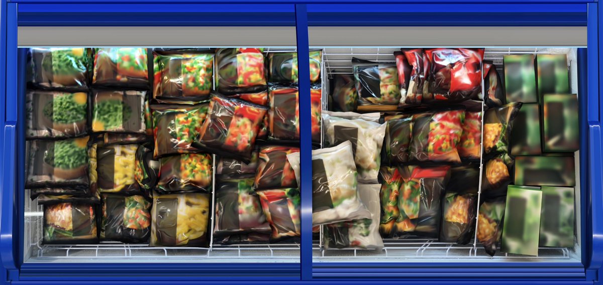 ReciklerkoCans's tweet image. Top view of a supermarket freezer filled with frozen fruits and vegetables.

istockphoto.com/portfolio/Pand…

#frozenfood #freezer #frozenfruits #frozenvegetables #supermarket #topview #retaildisplay #foodstorage #healthychoices