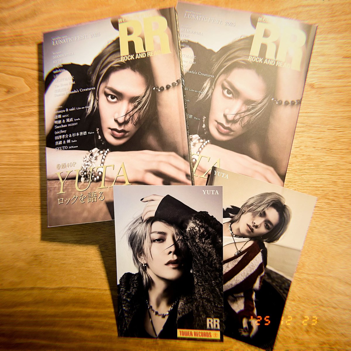 Yuta Kimura、おまとめページ ROCK AND READ - YUTA - フラゲできました🥺 内容は明日読むけどかなり