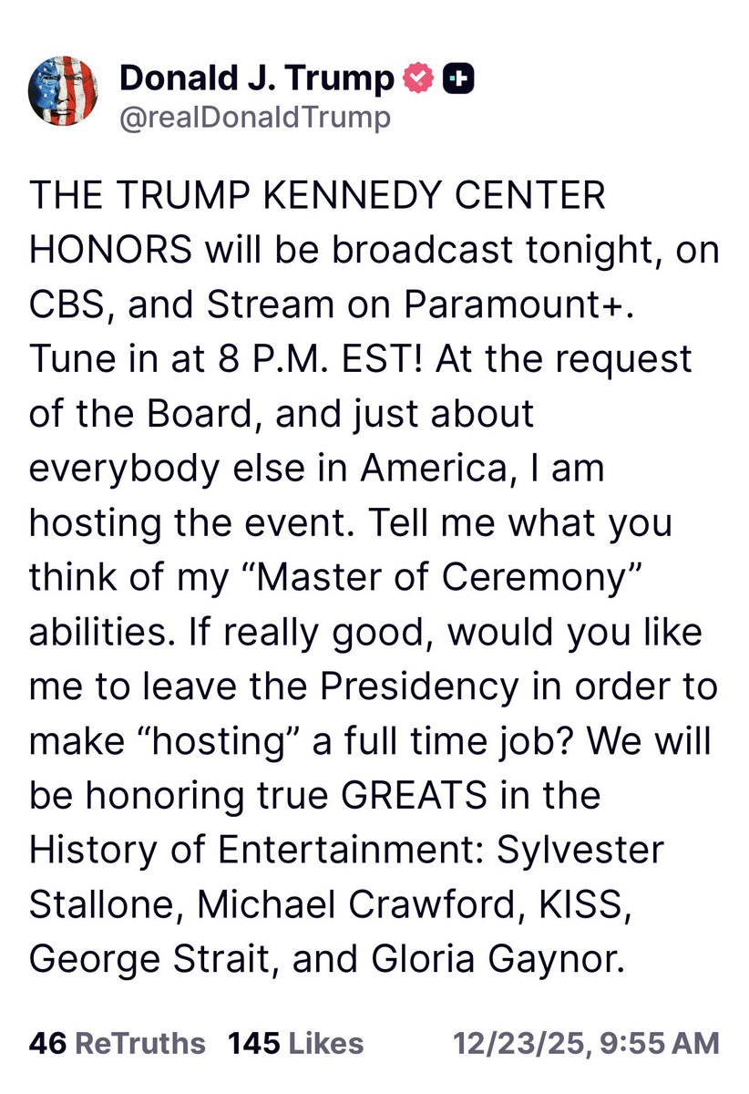 Juliesnark1731's tweet image. Trump teases about leaving the Presidency to become a full time host. I find this very interesting….🤔 💥💥💥