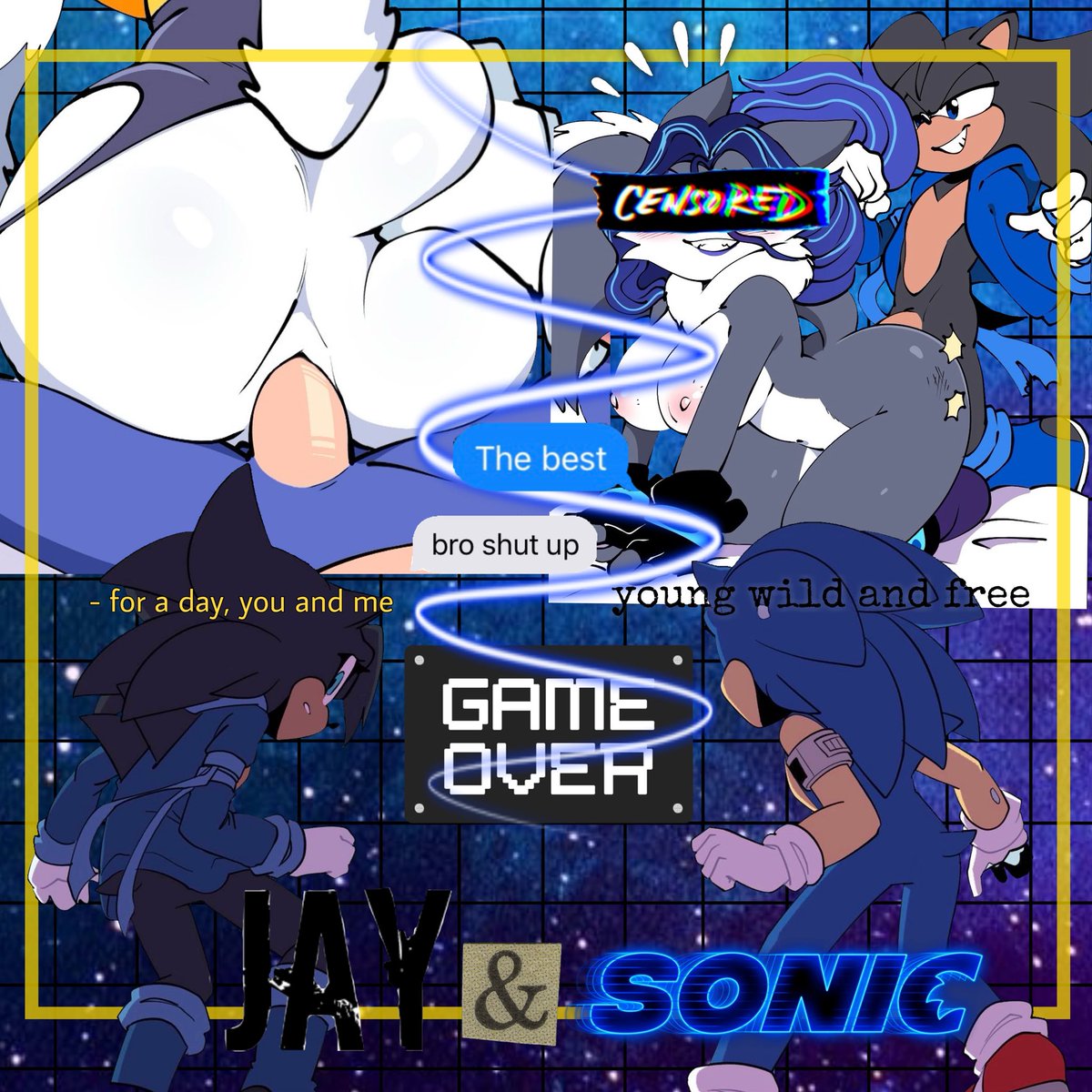 cha0ticspeed's tweet image. "𝓘𝓼𝓷’𝓽 𝓽𝓱𝓲𝓼 𝓯𝓾𝓷 𝓙𝓪𝔂? 𝓒𝓸𝓶𝓮 𝓸𝓷, 𝓪𝓭𝓶𝓲𝓽 𝓲𝓽!" 
“𝓨𝓸𝓾’𝓻𝓮 𝓼𝓮𝓻𝓲𝓸𝓾𝓼𝓵𝔂 𝓪 𝓱𝓪𝓷𝓭𝓯𝓾𝓵 𝓢𝓸𝓷𝓲𝓬.”

ᴀ ʙʟᴜᴇ ʜᴇʀᴏɪᴄ ʜᴇᴅɢᴇʜᴏɢ ᴀɴᴅ ᴀ ʙʟᴀᴄᴋ ɴʏᴄᴛᴏᴘʜɪʟɪᴀᴄ ʜᴇᴅɢᴇʜᴏɢ.

𝒩𝒮𝐹𝒲 𝓌𝒶𝓇𝓃𝒾𝓃𝑔. #STHRP X #MVRP