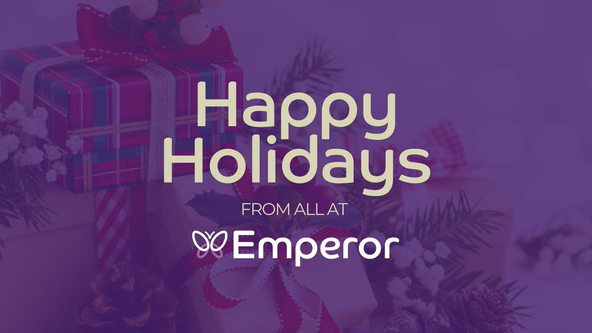 EmperorWound's tweet image. Happy Holidays from Emperor Wound Care!

We hope this season brings time to relax, enjoy the moment, and spend time doing what matters most. Wishing you good health, positive energy, and a great start to the New Year.