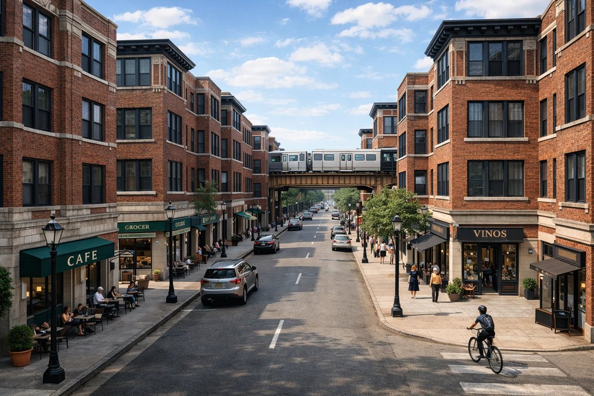 Eric_Erins's tweet image. Using my vast collection of photos of old apartment building to make AI render Haussmann Chicago streets