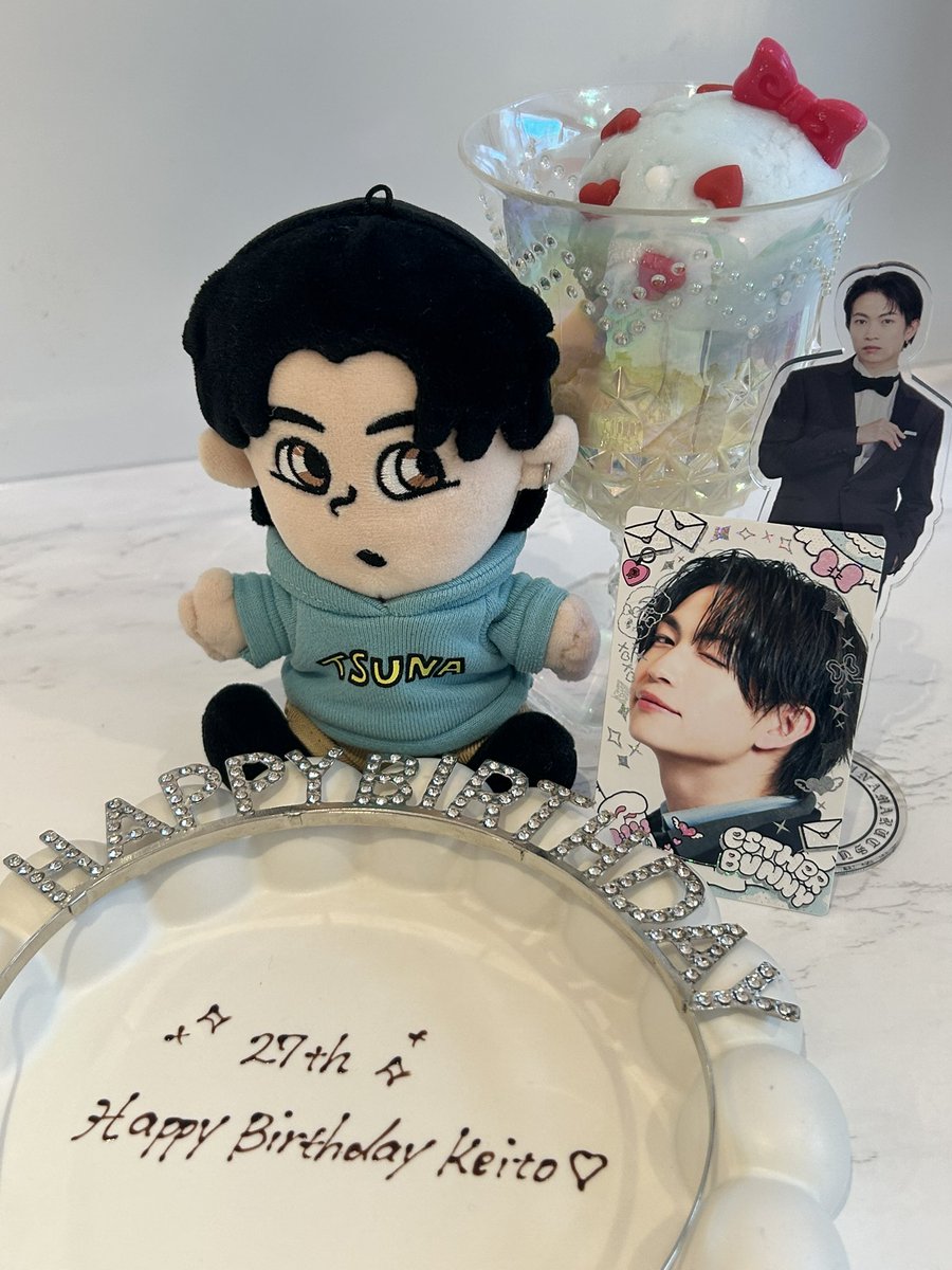 chunakun_27's tweet photo. 𝟮𝟳𝘁𝗵 𝗛𝗮𝗽𝗽𝘆𝗕𝗶𝗿𝘁𝗵𝗱𝗮𝘆 𝗞𝗲𝗶𝘁𝗼♥

 ⋱⋰ ⋱⋰ ⋱⋰ ⋱⋰ ⋱⋰ ⋱⋰ ⋱⋰ ⋱⋰ ⋱
27歳も素敵な1年にしてね(՞_  ̫ _՞)🪄🩵
ずっと大好きだよ〜(；；)🫶🏻
 ⋱⋰ ⋱⋰ ⋱⋰ ⋱⋰ ⋱⋰ ⋱⋰ ⋱⋰ ⋱⋰ ⋱

 #綱啓永 #綱啓永誕生祭  #綱啓永誕生祭2025  #HAPPY_KEITO_DAY https://t.co/AqKeFkMuCh