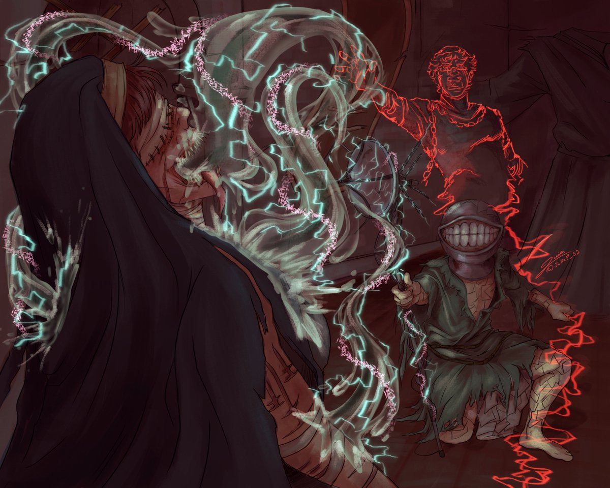 JuiaArts's tweet image. "Eu sinto a culpa dele, eu sinto que ele não conseguiu mas eu vou fazer por ele, eu vim aqui pra mudar" 

#HEXATOMBE #fanart