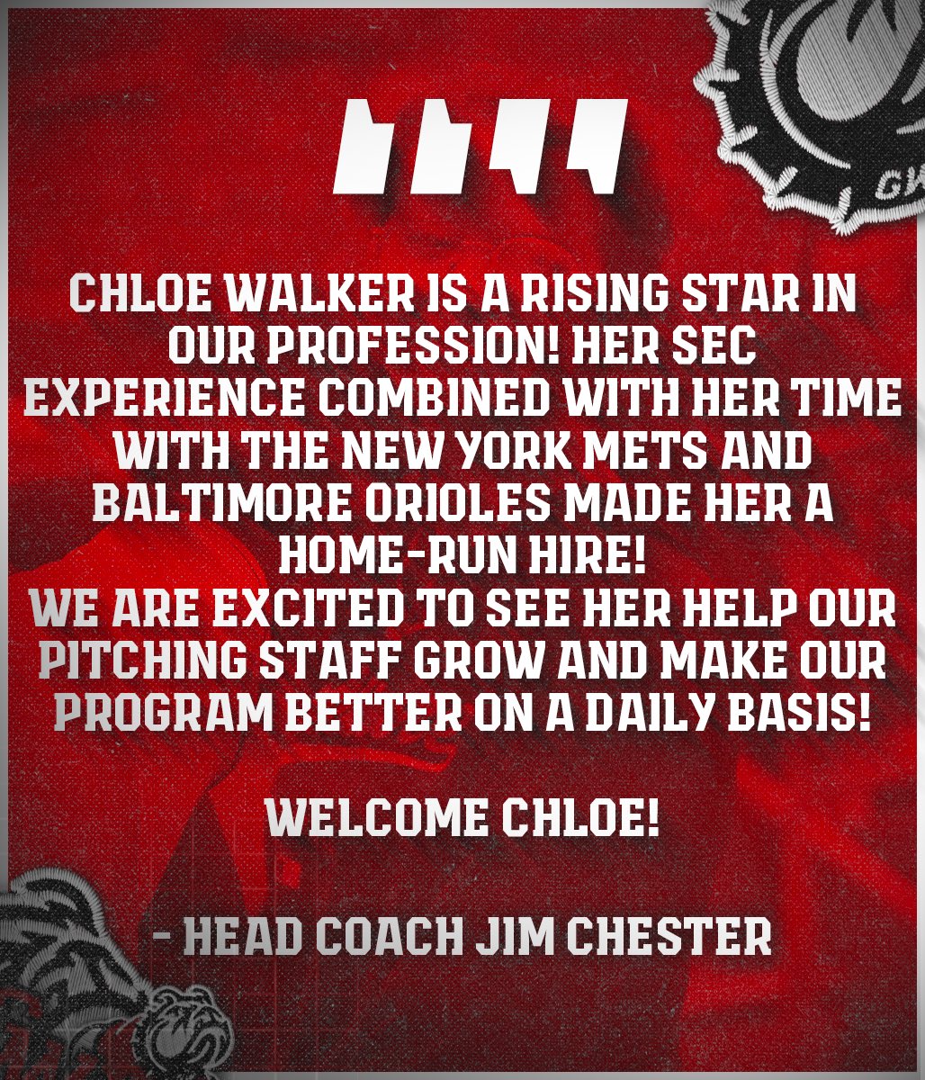 GWUBaseball's tweet image. Introducing our new Director of Pitching Development and Baseball Operations: Chloe Walker 

#BLUECOLLARBALL | #jOURney