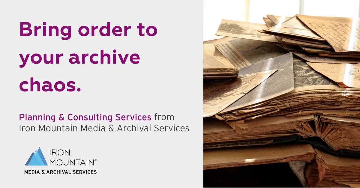 Iron Mountain Media & Archival Services tweet media