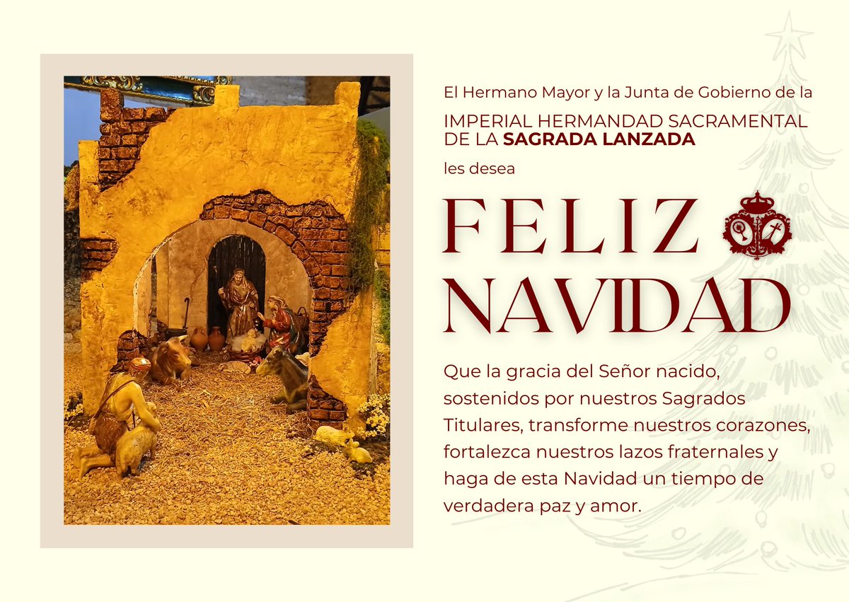 🔴 #FELICITACIÓN NAVIDEÑA|
Que el Nacimiento de Nuestro Señor Jesucristo llene vuestros hogares de paz, esperanza y amor, y que la protección de María Santísima del Buen Fin, nos guíe siempre en nuestro caminar como hermanos.