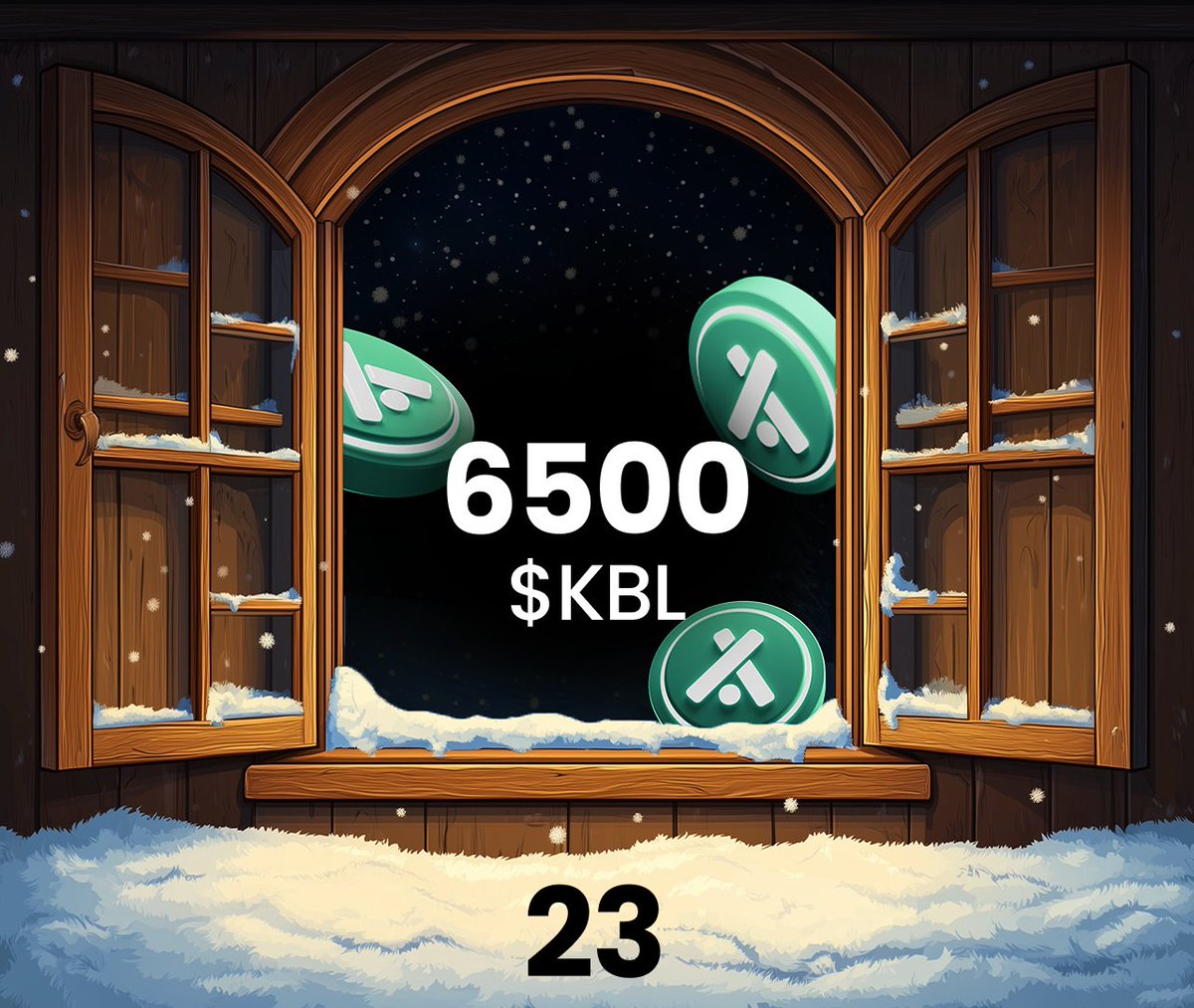 ❄️DÍA 23

¡Más fácil imposible!

🎁 6.500 $KBL

Requisitos:
🔁 RT a este post

⏳24 horas