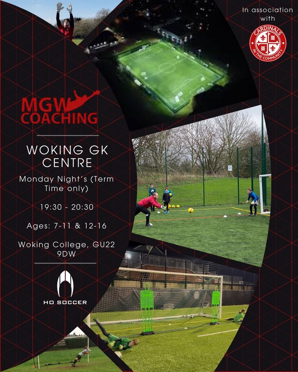🚨 Our Woking Goalkeeper Centre is back for 2026!

And this time with a new venue!

Sign up by following the link below 

forms.gle/U38p7Af2TjVwwt…
