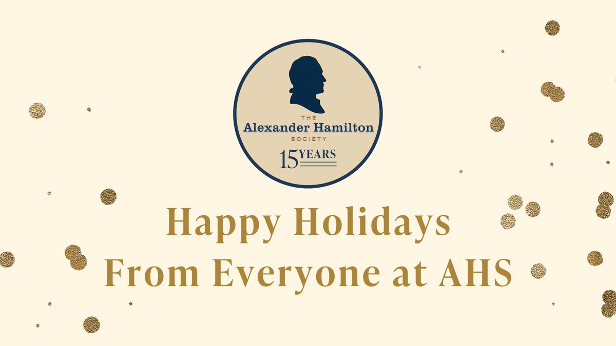 The Alexander Hamilton Society tweet media