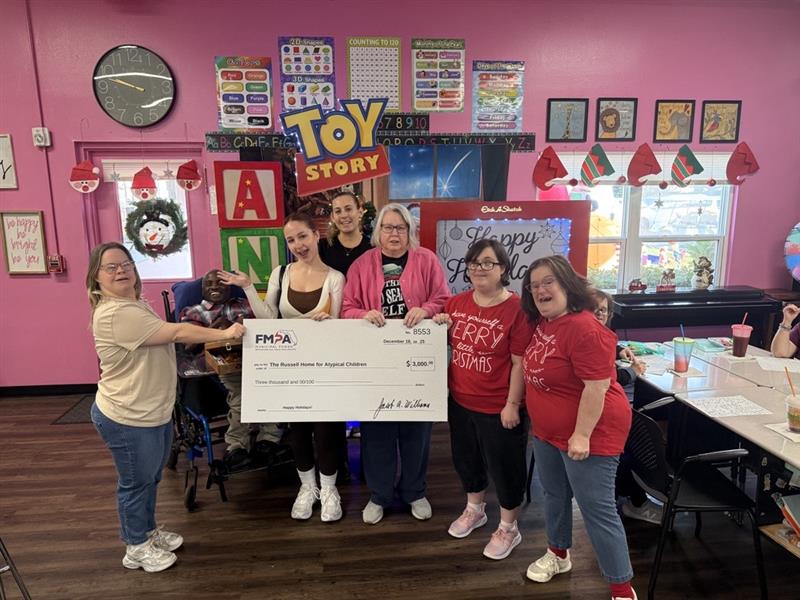 FMPAnews's tweet photo. In the spirit of the season, the FMPA team came together to give back to our community. Team members visited @helpflkids to donate gifts for local children and headed to the Russell Home for Atypical Children to deliver a monetary donation. We're grateful for their compassion. https://t.co/bEQ9rOoW5j