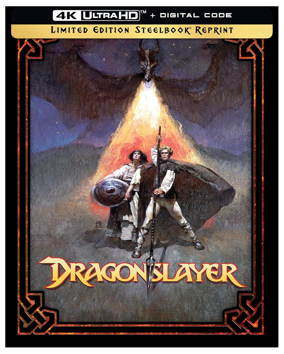 robworley's tweet photo. Watched Dragonslayer (1981) for the first time a few weeks ago. I went in really wanting to love it, especially as a longtime fan of Ray Harryhausen–style creature effects and stop-motion animation in feature films.
#4kRetro #FirstWatch #4kFirstWatch #PhysicalMedia #Dragonslayer #StopMotion
🧵 1/9