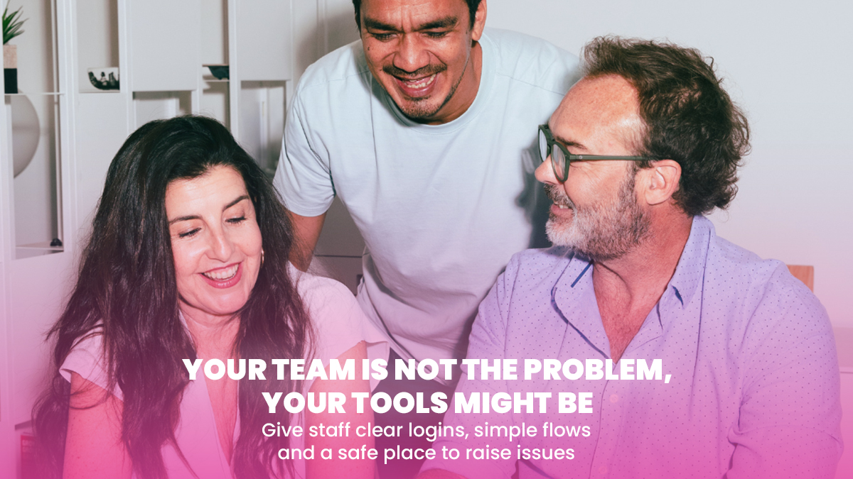 Most “staff issues” aren’t really staff issues… 
they’re system issues. 

When your team has clear logins, simple flows and a safe space to raise concerns, everything feels smoother. 

#nurseryinabox #teamfirstleadership #nurserysoftware #earlyyearsmanager