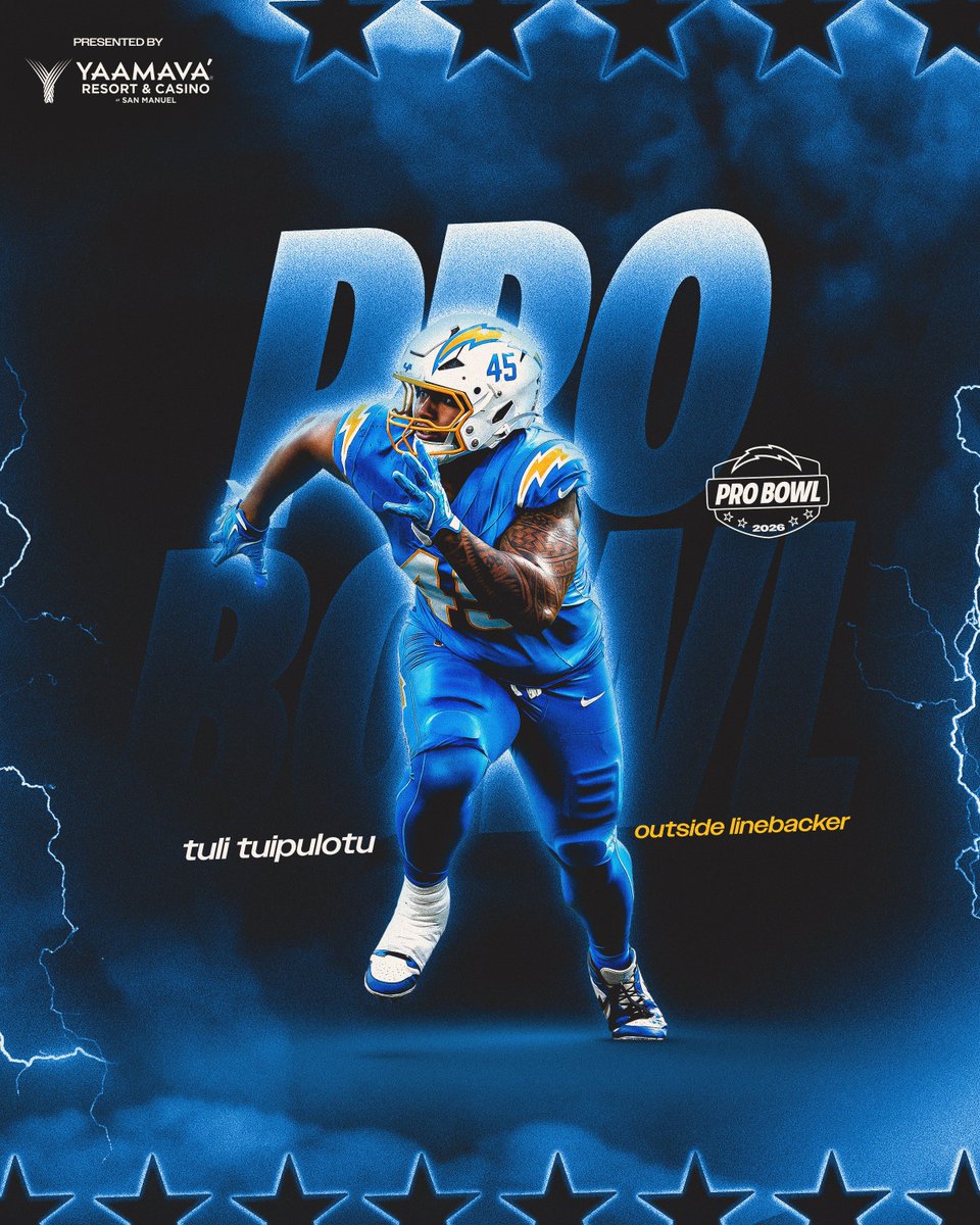 chargers's tweet image. put on for his city