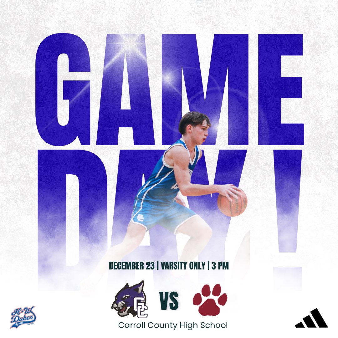 ‼️ GAMEDAY ‼️

Finishing 2025 back at the Carroll County Christmas Classic against Bullitt Central.