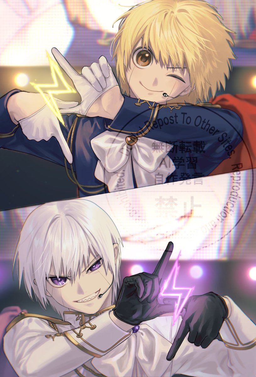 cawacawanko's tweet image. 結局修正 アイドルパロ双子ﾁｬﾝ