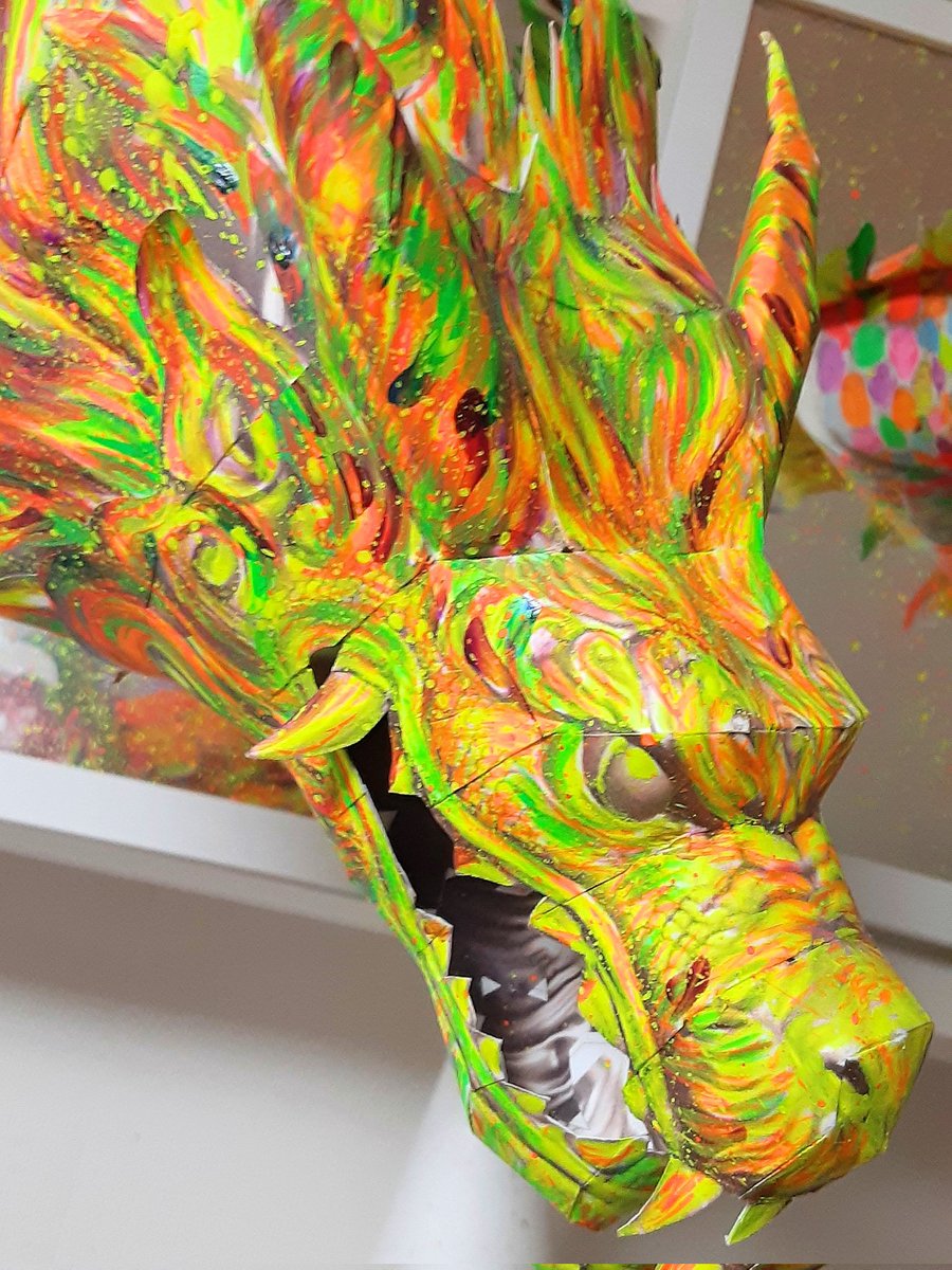 龍の立体アート　ハンドメイド 龍の立体アート ハンドメイド