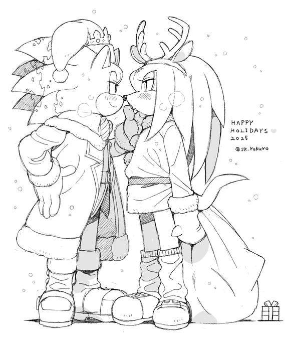 🎄🎅🦌💖 #sonknux 
