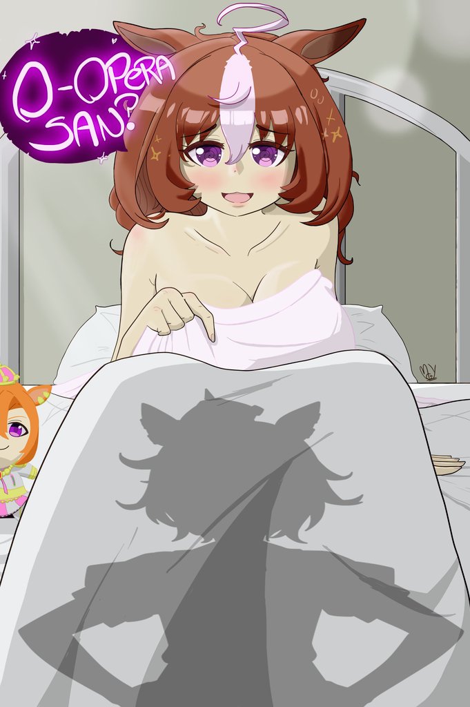Opera quiere entrenar temprano hoy 🐴⏰️☀️//
Opera wants to train early today 🐴⏰️☀️
.
.
#art #umamusume #umamusumeprettyderby #meishodoto