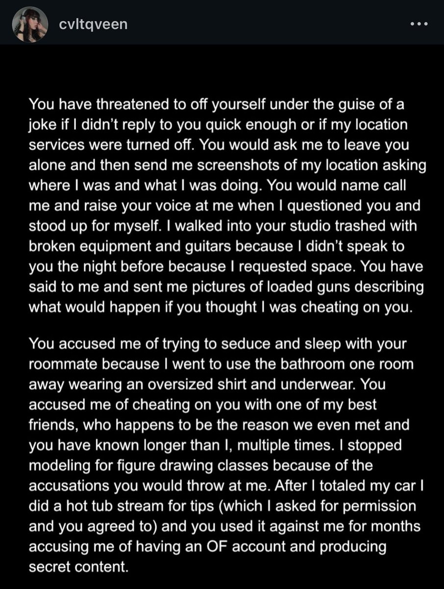 queeniee_iv's tweet image. I repeat, FUCK REESE MASLEN! (From @ cvltqveen on IG, his ex.)