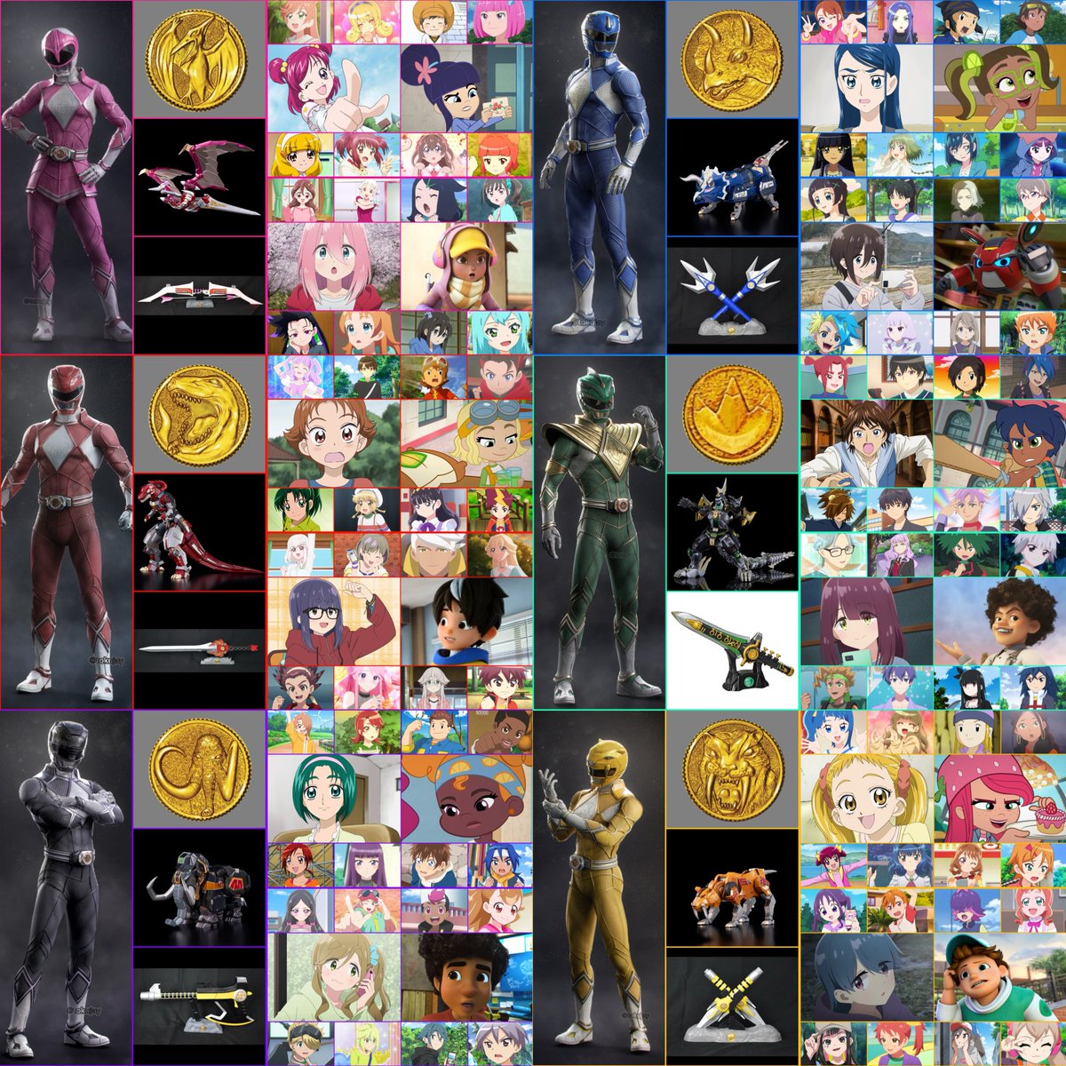 animepowers123's tweet photo. AAS X MMPR, now with Lily and Ult!
#MightyMorphinPowerRangersReIgnition #AnimeAllStars #MightyMorphinPowerRangers #ReIgnition #Zyuranger #ジュウレンジャー https://t.co/UzPTcL7kYg