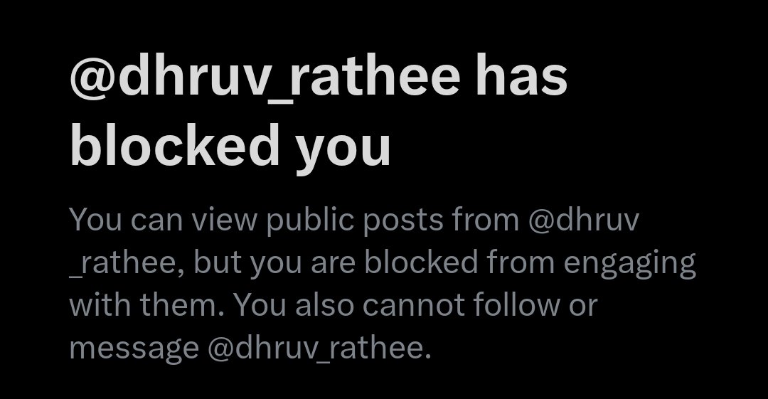 Prithviraj23239's tweet image. Looks like Dhruv Rathi did not like my reply 😅 He is upset with me and has blocked me today. I did not feel so bad when my GF blocked me 😭🤧 @dhruv_rathee 

#DhruvRathee  #BlockMe
