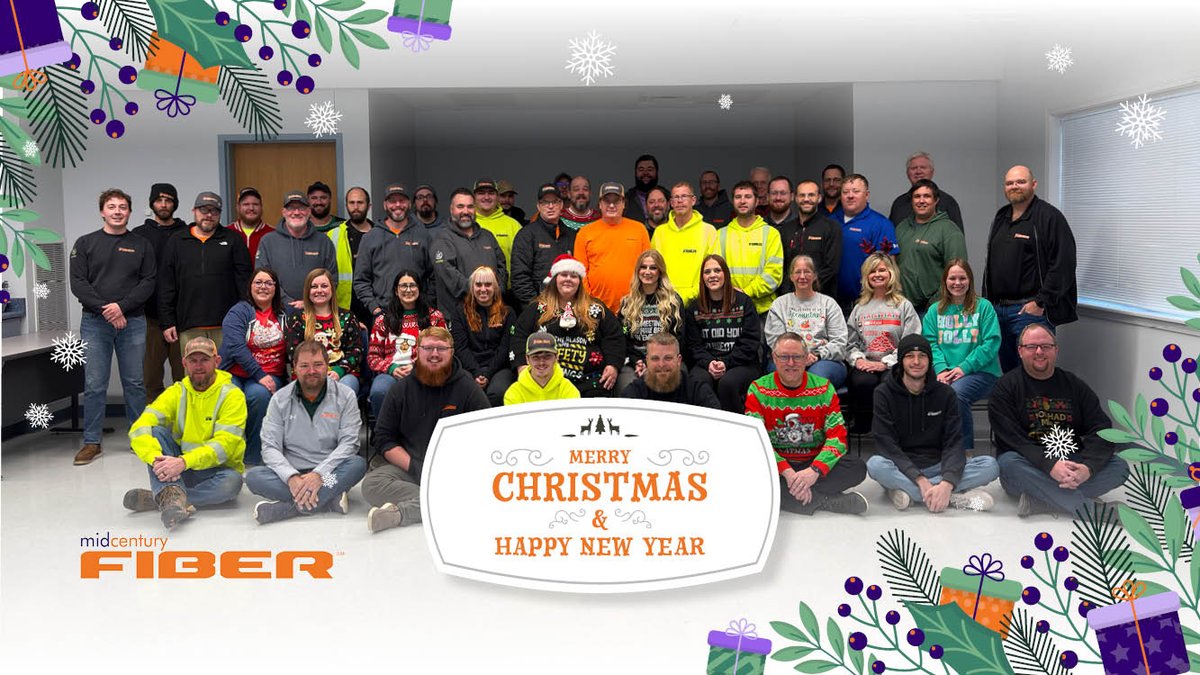 From our #fiberfamily to yours 🎄✨ Wishing you a Merry Christmas and Happy New Year!