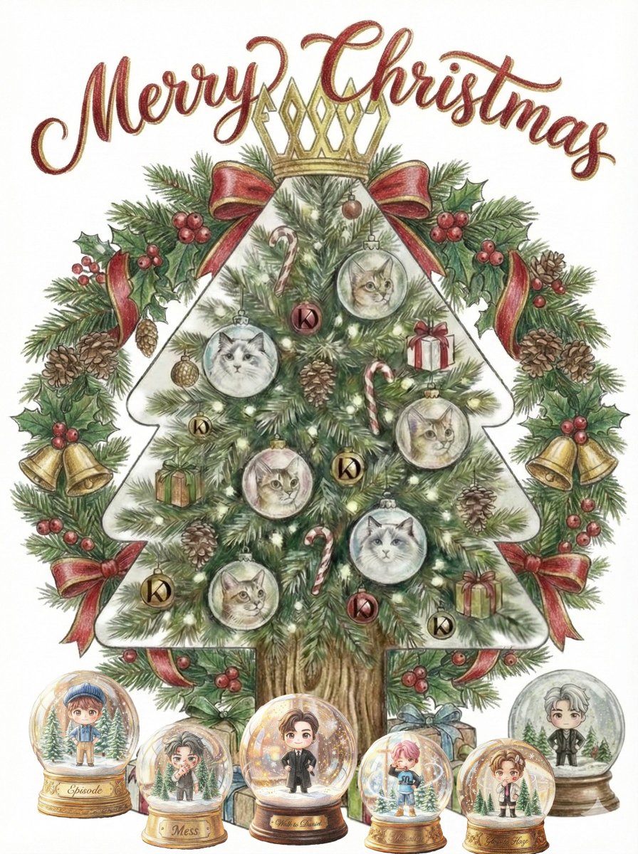 소중했던 2025년
우리 모두 함께였으니 
언제 어디에 있어도 우리는 
행복한 것임을
#강다니엘 #KANGDANIEL
#크리스마스트꾸이벤트 #KANGDANIEL_Christmas_Event
(프롬프트를 참고하여 많은 작업을 거친 AI 작업물)