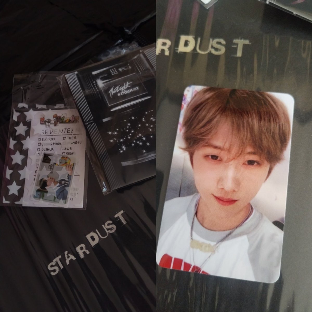 XUagger_D8's tweet photo. @4theloveofsvt Gusto ko sana ng poca ni hao kahit unofficial. Kasi nung dumating yung  Stardust EP ko  yung freebie na poca ay member ng  ibang grupo,imbes na si Hao. First time ko pa naman na bumili, ganito pa nangyari. 🥺 https://t.co/UdP3gBs0a3