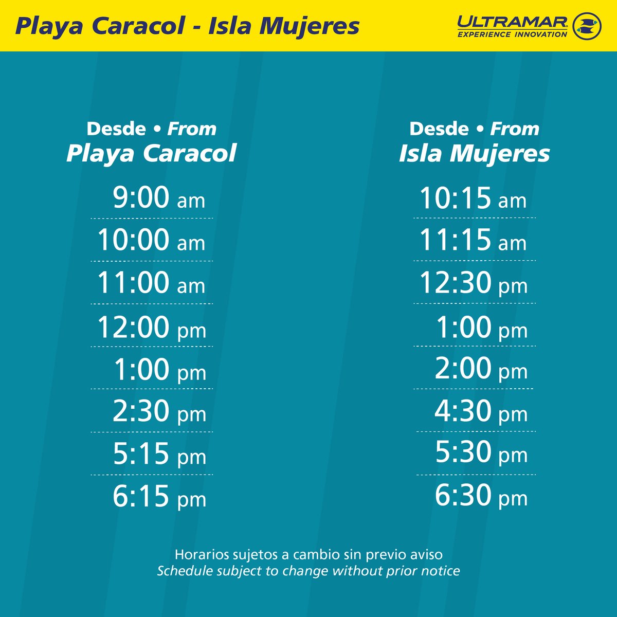 Ultramar Ferry 🚢 tweet media