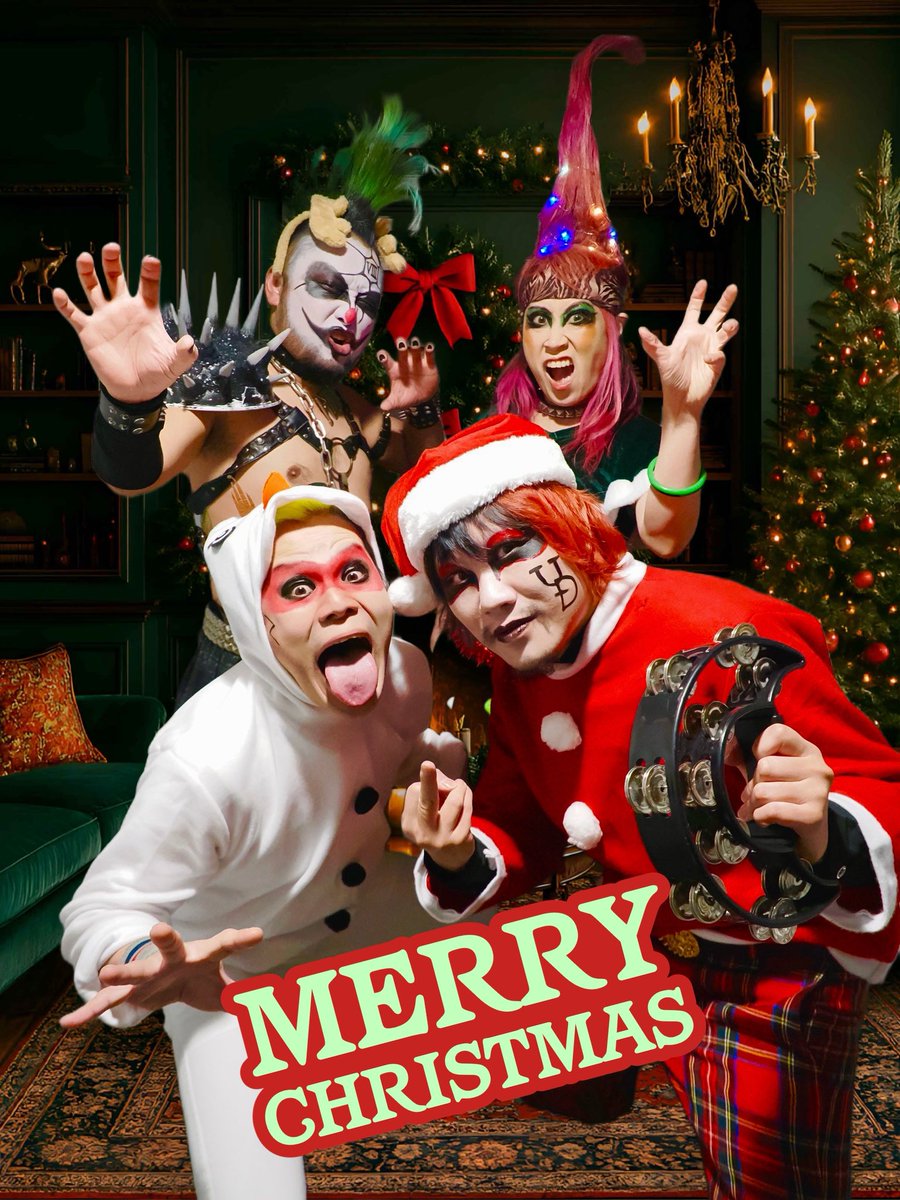 bleedinblizzard's tweet photo. メリクリパァァァァンク‼️‼️

🎬流血ブリザードYouTubeチャンネル
🎄クリスマス2days企画🎄

12/24 PM 7:00
先月リリースしたGG Allinトリビュートアルバムに収録の極悪カバー曲
🖕"Kill The Police"🖕
のMVを投下します🎬‼️

12/25 PM 10:00
メンバー4人のクリスマスパーティーを生配信します🎄⛄️🎅🦌 https://t.co/LQXQtKfZ9k