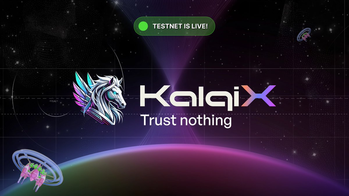 kalqix's tweet image. What happens when trust is removed from trading?
You get systems that are faster, fairer, and built to scale.
That is the direction KalqiX is taking.