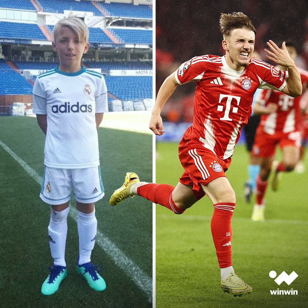 قبل عام واحد من جائحة كوفيد، التُقطت هذه الصورة لـ لينارت كارل، البالغ من العمر 10 سنوات، في ملعب سانتياغو برنابيو. واليوم، يسطع نجمه كأحد أبرز المواهب في بايرن ميونخ والعالم 