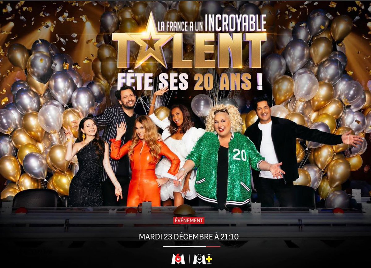 FanMusicaleC's tweet image. [Émission TV ] 📺 

Retrouvez dans « La France a un incroyable talent fête ses 20 ans » ce soir sur #M6, @helenesegaraoff, @LolaDubini. Diffusion à 21h10!