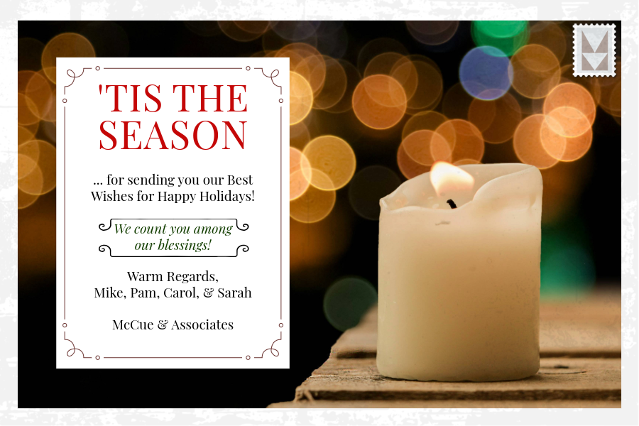 McCueAssociates's tweet photo. Happy Holidays and Cheers to a Healthy and Prosperous 2026 from the team at McCue &amp; Associates! #HappyHolidays #MerryChristmas https://t.co/rRgXF72xZi