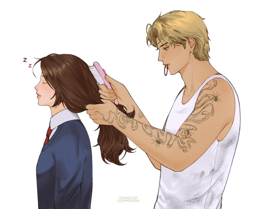 lizzieysng's tweet image. #joeyweek2025 | day 5: father figure

“That’s my job, Shan,” I said as I pried her ponytail from her small fist. “I’m your big brother. I will  always  stick up for you.” 
“I l-love you, J-Joe.” 
“I love you, too”

joey lynch &amp;amp; shannon lynch