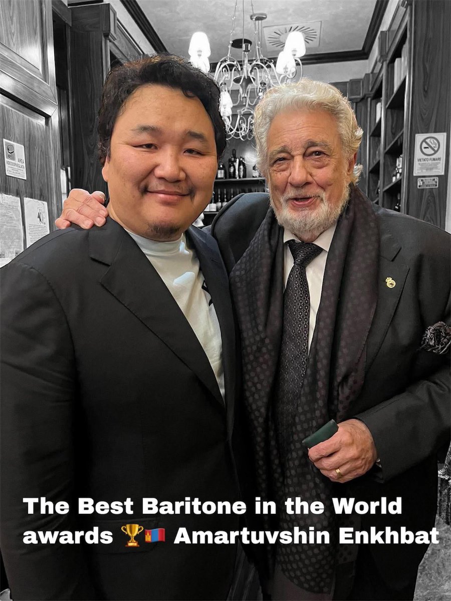 serodmusic's tweet image. БРАВО🇲🇳🇲🇳🇲🇳
Э.Амартүвшиндээ “Opera Star-International Opera Awards-2025”-ын Дэлхийн шилдэг баритон шагналыг 3 дахь удаагаа хүртсэн явдалд халуун баяр хүргэе👏👏👏
Ийнхүү амжилт нь дахин нэгээр нэмэгдлээ🇲🇳🇲🇳🇲🇳