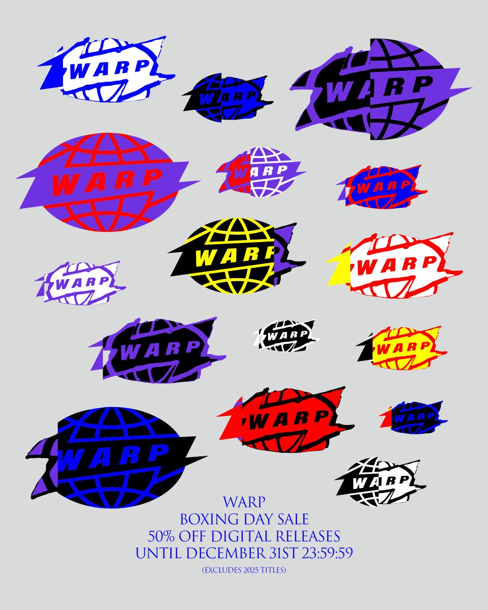 Live now until New Years Eve 25:59:59 GMT via <a href="/bleep/">Bleep</a> 

→ bleep.com/warp-boxing-da…