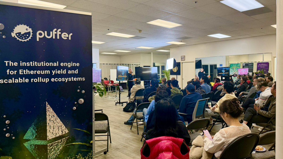 Puffer 很荣幸赞助在硅谷帕洛阿尔托举办的活动 Bitcoin Builders Meetup：协议演进与技术深度解析 。

尽管不同生态各有路径，但在协议设计、可扩展性与去中心化方面所面临的挑战是共通的。Puffer 一直专注于推动以太坊基础设施的发展，也坚信这种跨生态的技术交流能让整个行业变得更加强大。
