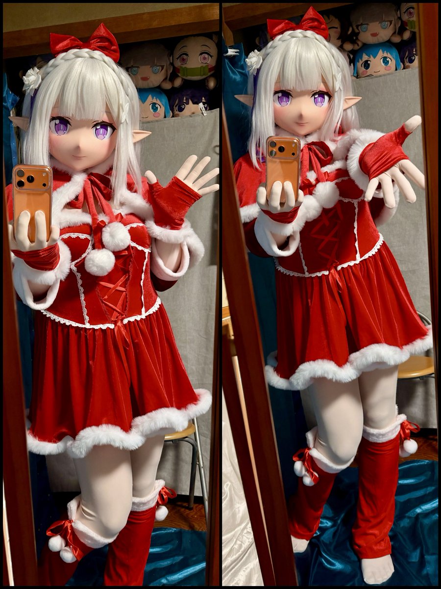 今年のエミリアたん（E・M・T）サンタ✨🎄🎁 メリークリスマス（Merry