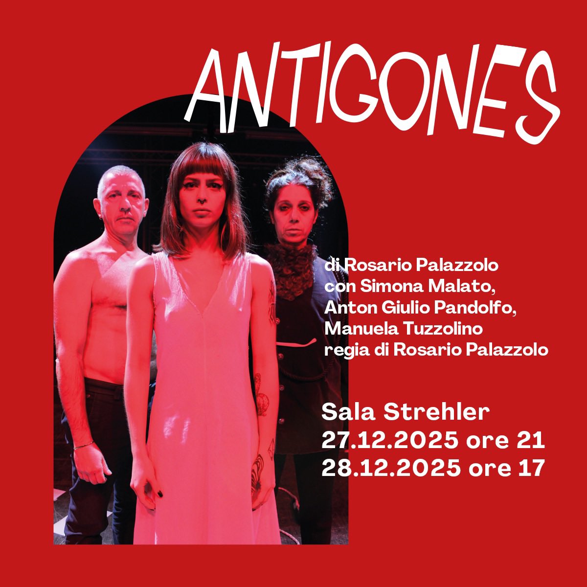 Ultimo spettacolo del 2025.
Primo studio!
“Antigones”