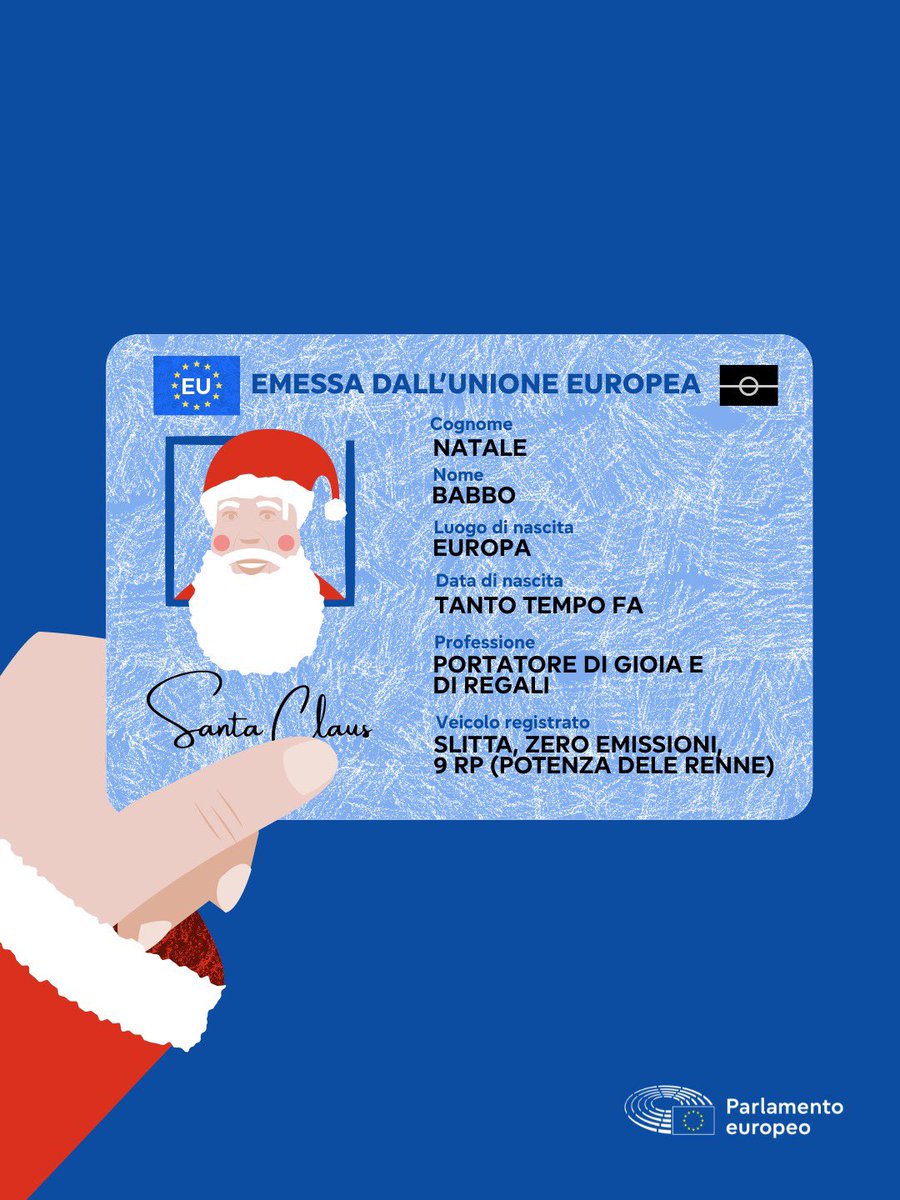 Europarl_IT's tweet image. Ti sei mai chiesto come fa Babbo Natale a consegnare i regali così velocemente in tutta Europa?

Grazie all'unione doganale dell'UE e a Schengen!

Buone Feste 🇪🇺🎁