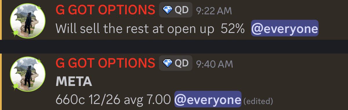 G_GotOptions's tweet photo. $Meta playing breakout
660c 12/26 avg 7.00 Lotto #TradingCommunity #TradeWithMe #LiveTrading #ChartBreakdown #SmartMoney #DayTrader https://t.co/xqf8gVB2Bn
