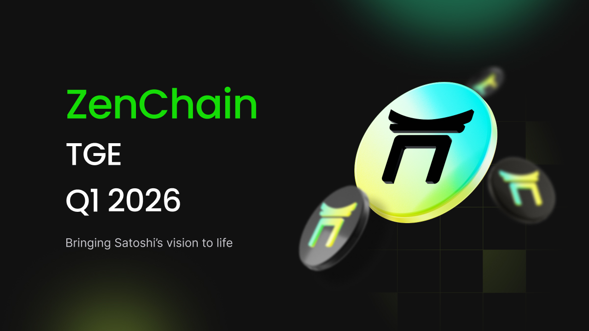 We’re excited to share an important milestone for the ZenChain ecosystem.

ZenChain’s Token Generation Event is planned for Q1 2026.

Thanks to everyone building, testing, and contributing with us... More details will be shared as we get closer.