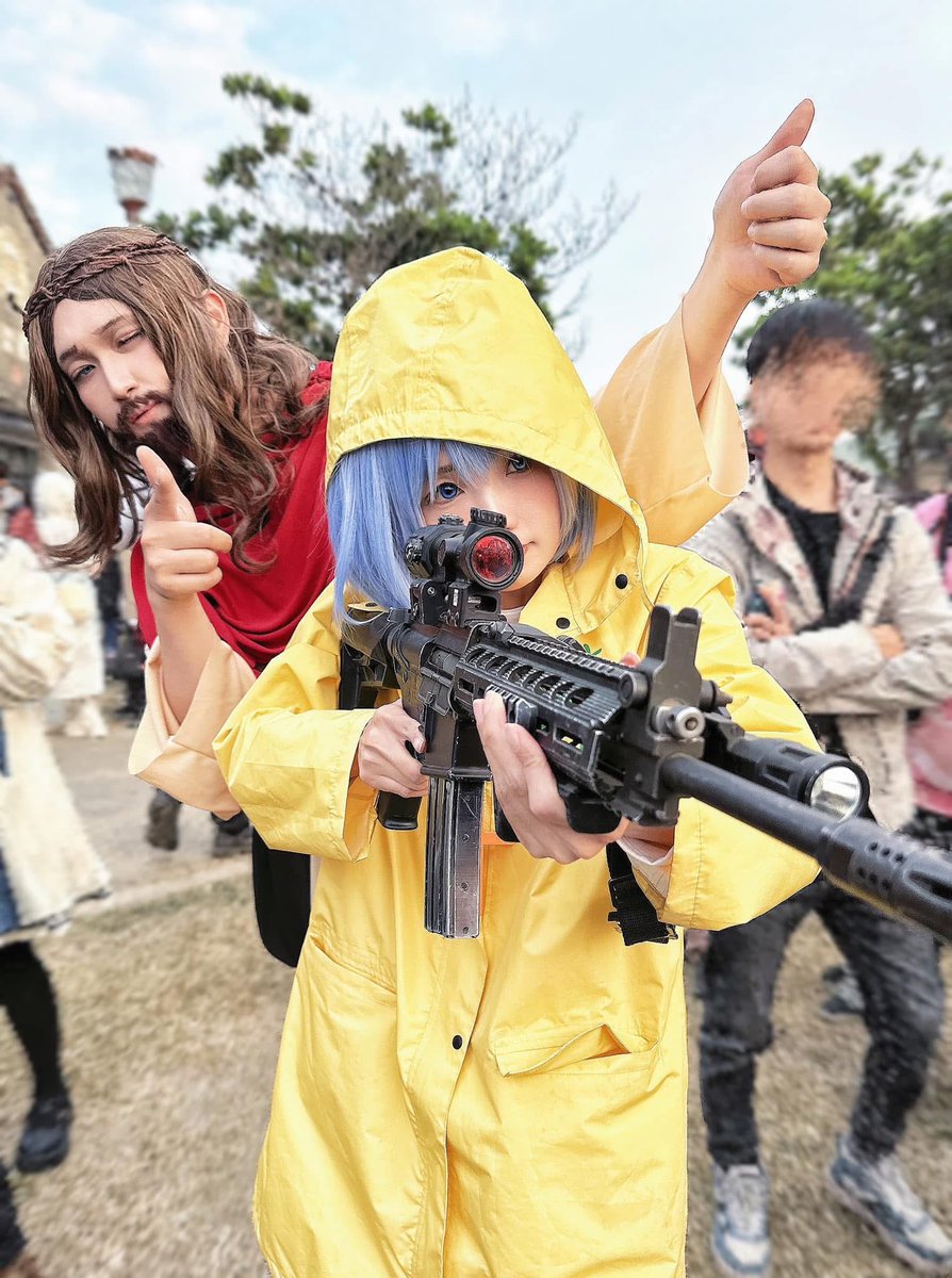 Neneko0814's tweet image. 🎄 NOT TODAY DEVIL 🗣️✝️
#MerryChristmas #Luce #Jesus #cosplay