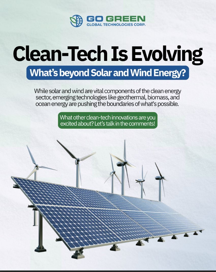 Investors take note: Go Green Global $GOGR, Plug Power $PLUG, and First Solar $FSLR are building the new Clean-Tech stack—driving efficiency, sustainability, and long-term growth in the green energy market. 
smallcapstockpick.com/field-trials-s…
#CleanTech