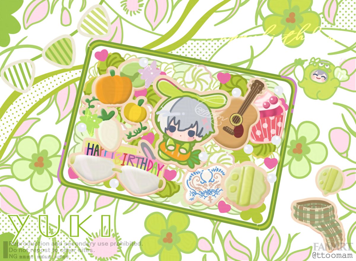 千くんお誕生日おめでとうございます！
※ファンアートです🍪
#千生誕祭2025