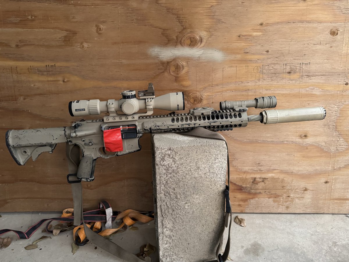 wendigo_works's tweet photo. Resale value: ❌ Personal value: ✅
Factory finish is temporary. Rattlecan is forever.
——
@LeupoldOptics @lwrci @CloudDefensive @Huxwrxsafetyco
#RattlecanLife #NoSafeQueens #PaintYourRifle #HardUse #BuiltNotBought #UseYourGear #DMR #GPR #ResaleValueDestroyed #FieldTested https://t.co/tguhYg1e37
